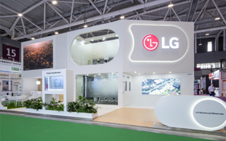 A photo of LG’s booth at Chinaplas 2025