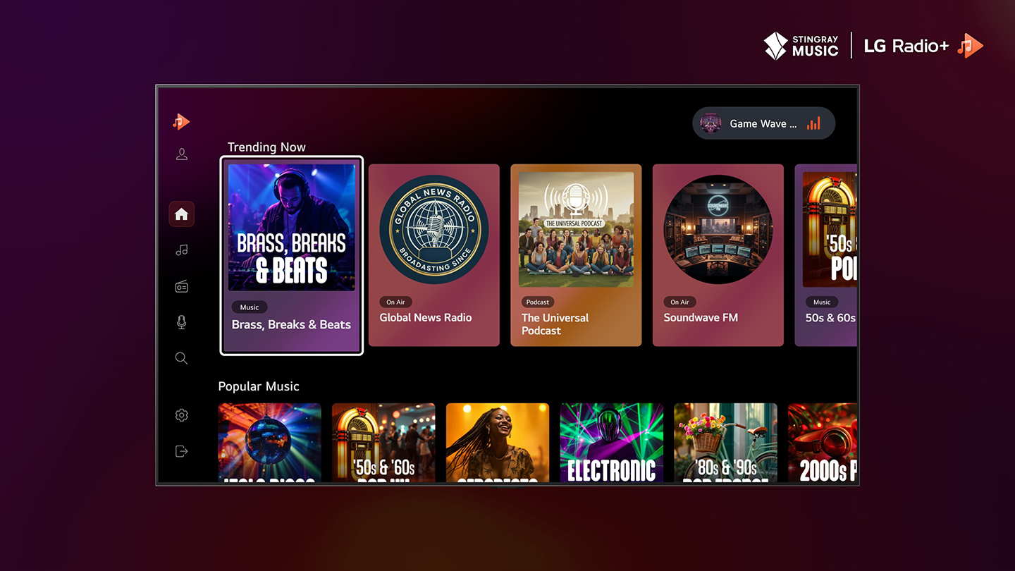 LG Radio+ Powers up With Stingray Music for a Seamless and Enriched Audio Streaming Experience