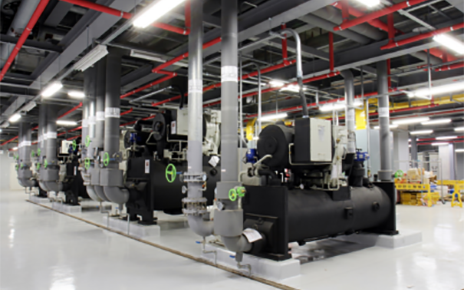A photo of an LG Chiller reference site
