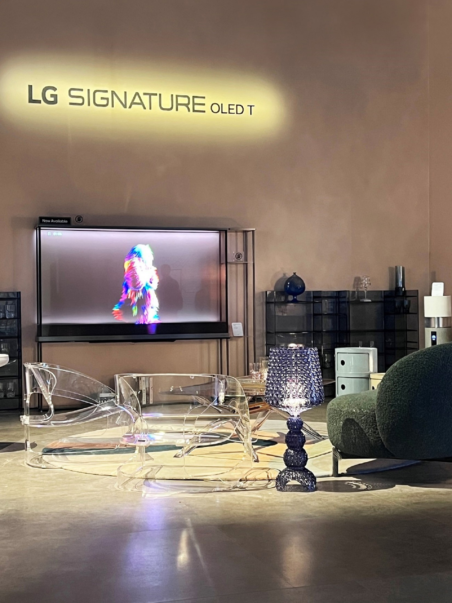 A view of The Night Zone, decorated with LG's premium appliances