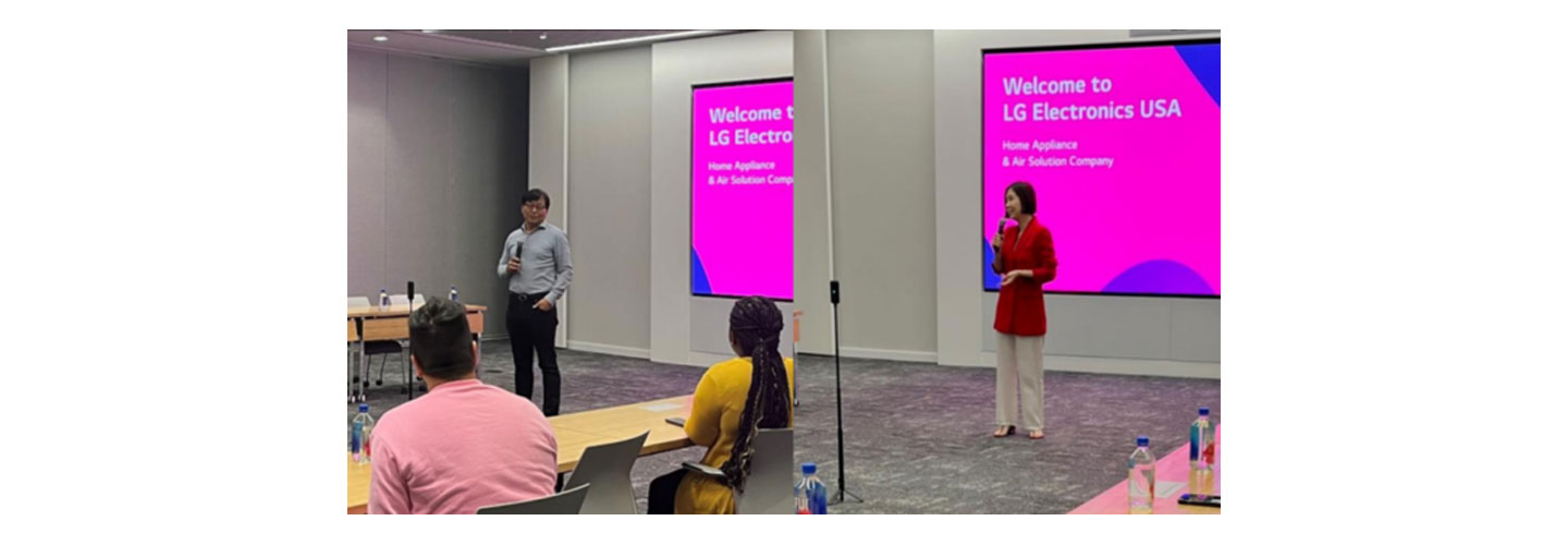 LG having a offline session for the North American Advisory Group