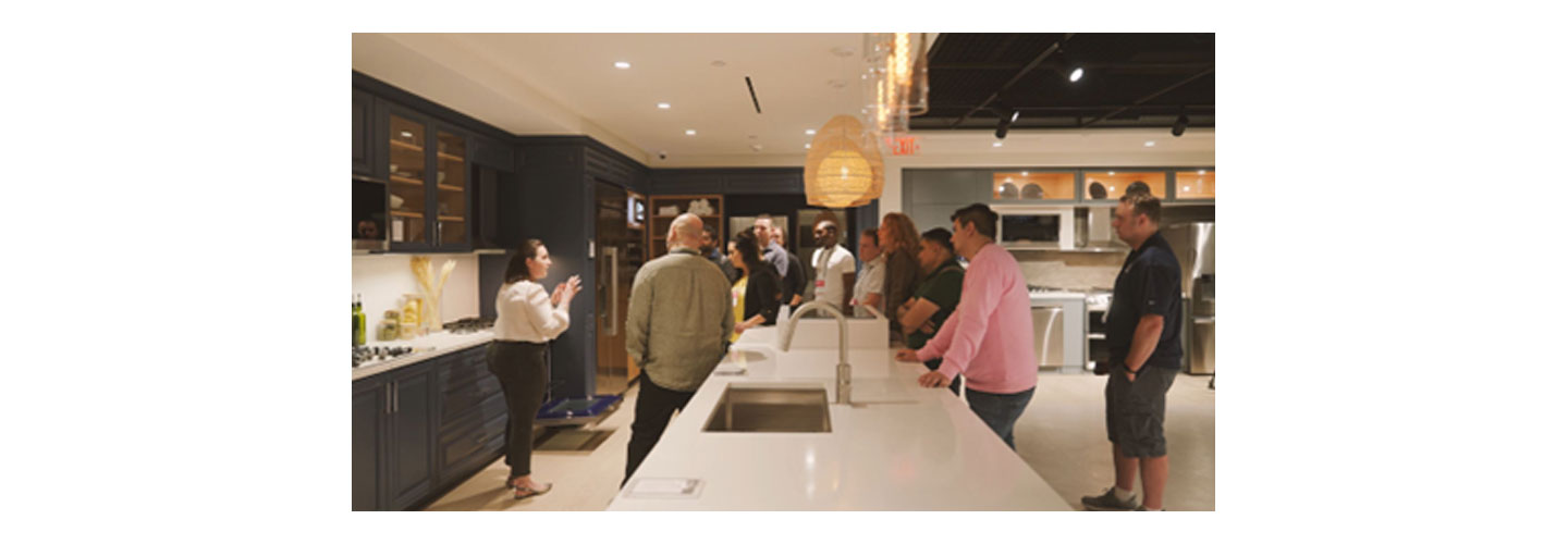 The North American Advisory Group members traveling around the LG USA HQ in New Jersey