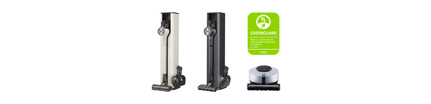 LG’s CordZero™ vacuum lineup products, including the LG CordZeroThinQ A9 Kompressor and CordZero A9 stick vacuums, CordZero R9 robot vacuum and the All-in-One Tower™, are first in the vacuum cleaner category to earn UL’s certification
