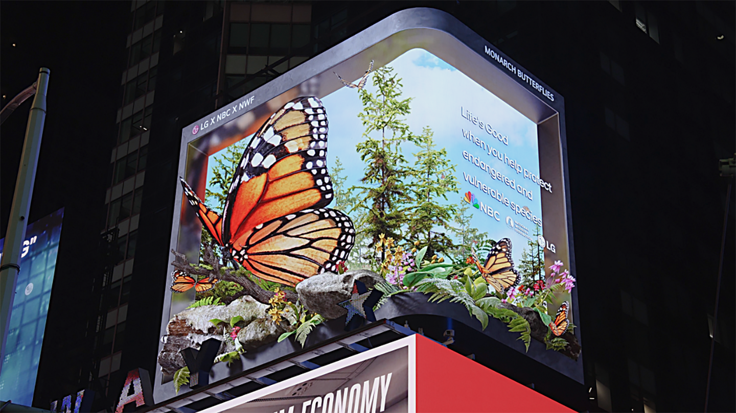 Protecting Nature’s Wonders: Times Square Billboard Campaign Stars the Endangered Species of “The Americas”