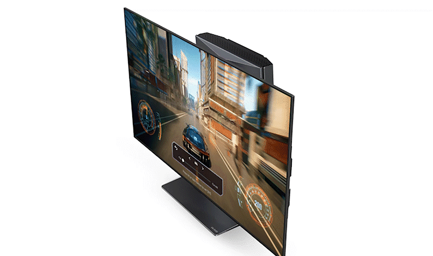 Side view of LG OLED Flex newly unveiled at IFA 2022