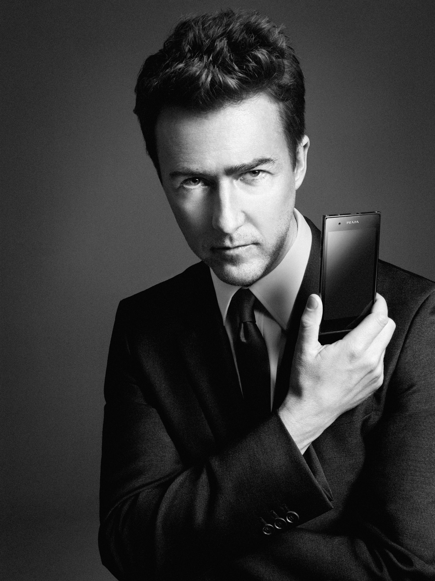 EDWARD NORTON AND DARIA WERBOWY LAUNCH PRADA PHONE BY LG 3.0