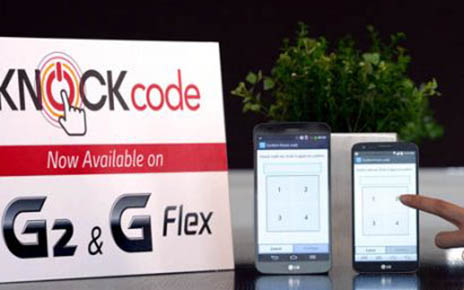 KEY LG SMARTPHONES TO GET KNOCK CODE™ UPGRADE