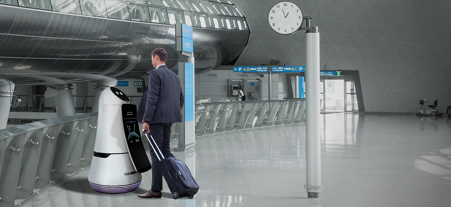 LG AIRPORT ROBOTS TAKE OVER KOREA’S LARGEST AIRPORT