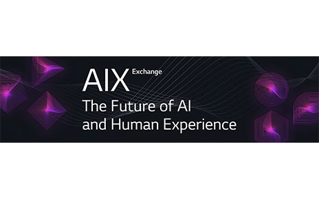 Banner for the AIX Exchange's digital report titled 'The Future of AI and Human Experience'