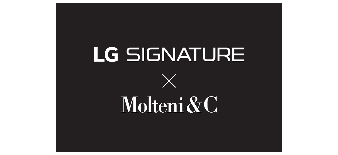 Logo of the LG SIGNATURE and Molteni&C collaboration
