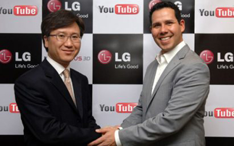 LG AND YOUTUBE PARTNER TO BRING THE FULL 3D EXPERIENCE TO MOBILE DEVICES