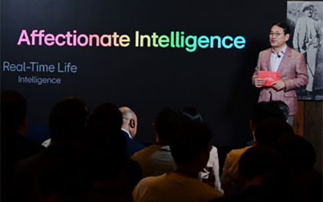 LG CEO William Cho talking at the MS CEO Summit 