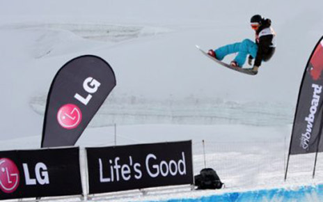 LG ELECTRONICS CONTINUES AS TITLE SPONSOR OF LG SNOWBOARD FIS WORLD CUP