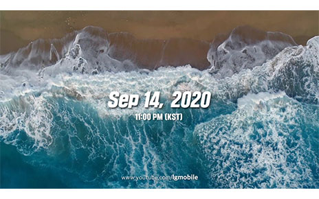 Screenshot image of an invitation for an online announcement of LG Mobile’s Explorer Project, displaying the date and time