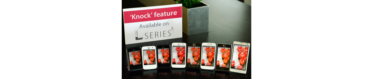 LG EXPANDS ‘KNOCK’ AS STANDARD FEATURE IN L SERIES II