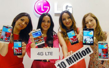 LG PASSES TEN MILLION MARK IN LTE SMARTPHONE SALES