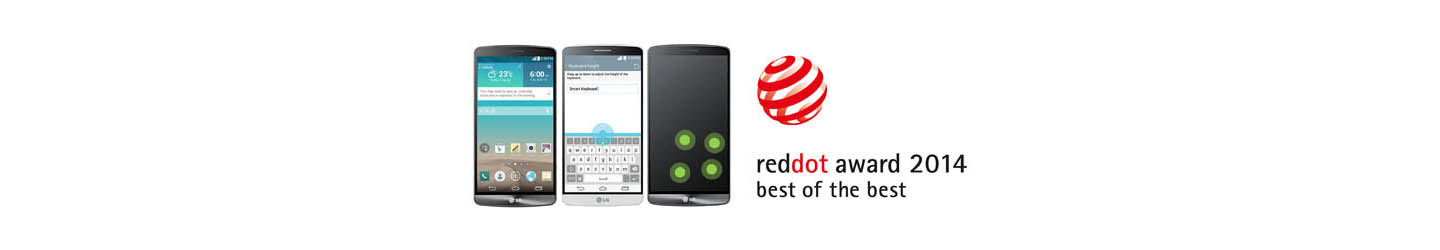 LG RECOGNIZED AT 2014 RED DOT AWARDS FOR INTUITIVE USER EXPERIENCE