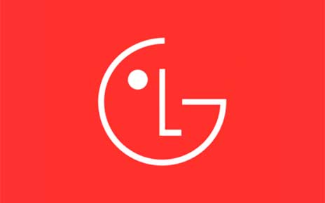 gif of LG's new digital logo