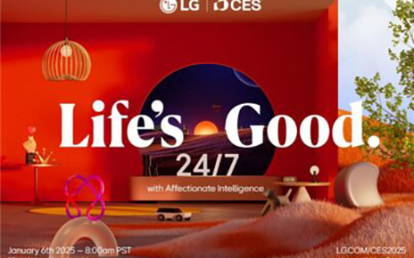 LG to Showcase “Life’s Good 24/7 With Affectionate Intelligence” at CES 2025