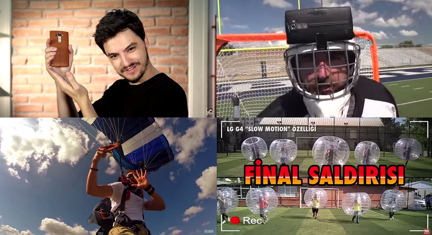 YOUTUBE’S HOTTEST PERSONALITIES GET CREATIVE WITH LG G4