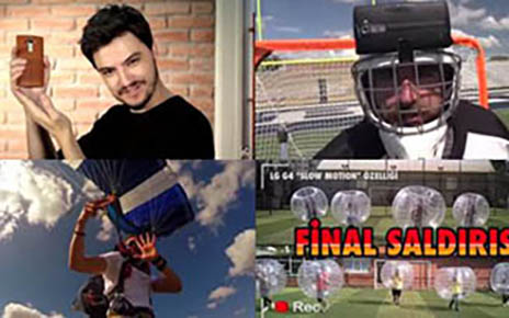 YOUTUBE’S HOTTEST PERSONALITIES GET CREATIVE WITH LG G4
