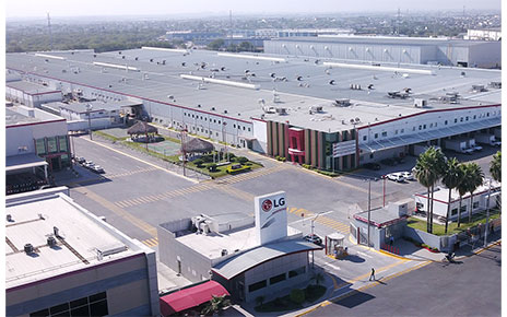 A photo of LG’s factory in Monterrey, Mexico