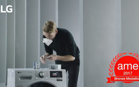 CONSTRUCTING HOUSE OF CARDS ON RUNNING WASHING MACHINE EARNS LG PRESTIGIOUS INDUSTRY AWARD