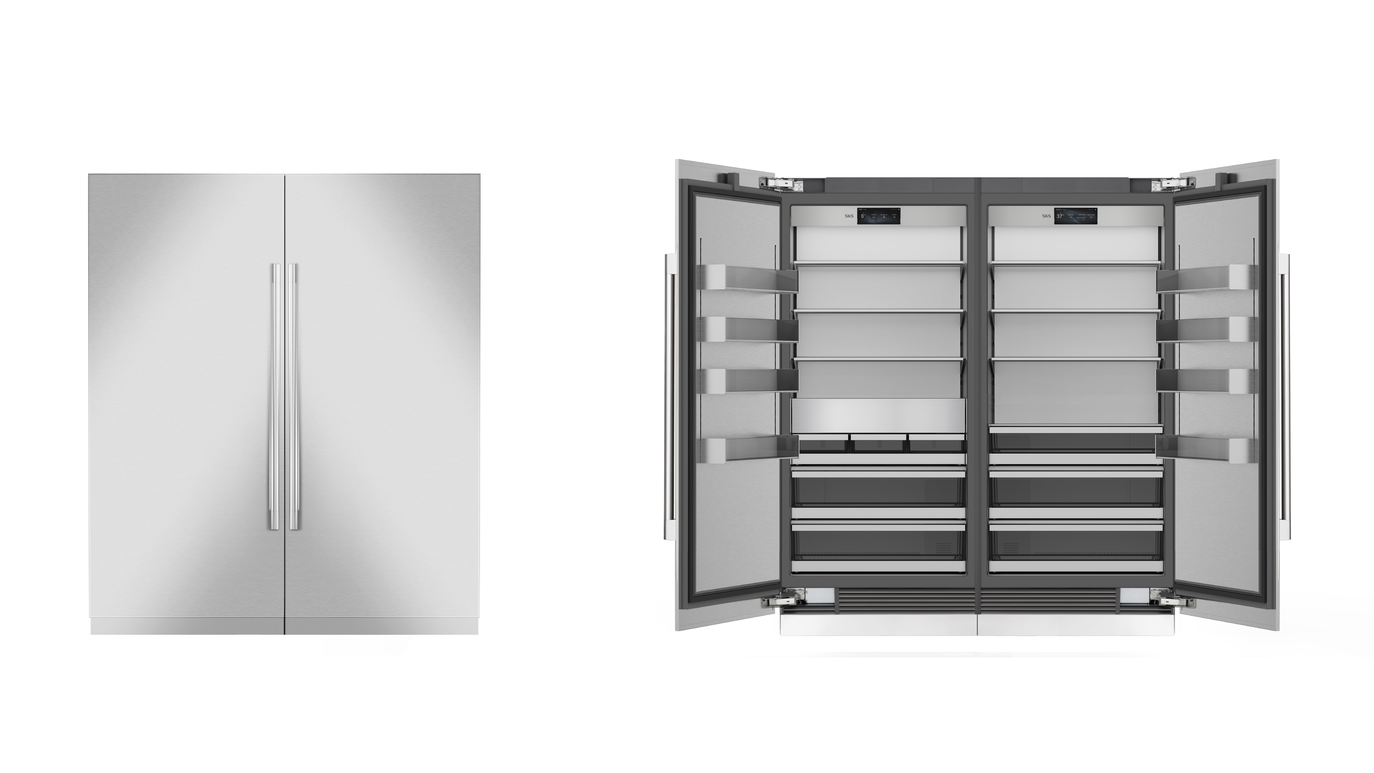LG SKS 36-inch Column Freezer and Refrigerator