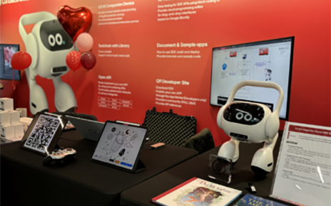 A photo of LG Electronics' booth at ROSCon 2024 
