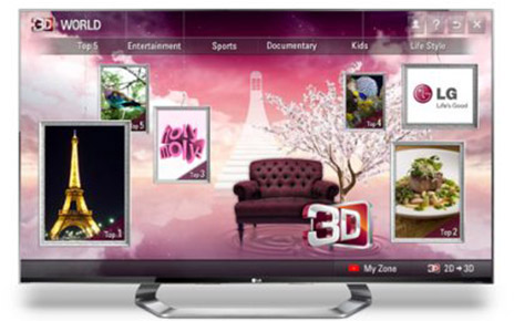 LG ANNOUNCES GLOBAL LAUNCH OF 3D WORLD, NEXT GENERATION PREMIUM 3D CONTENT SERVICE