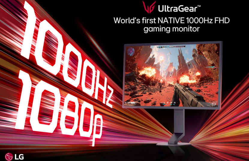 LG Electronics Introduces World’s First Native 1000Hz Full HD Gaming Monitor