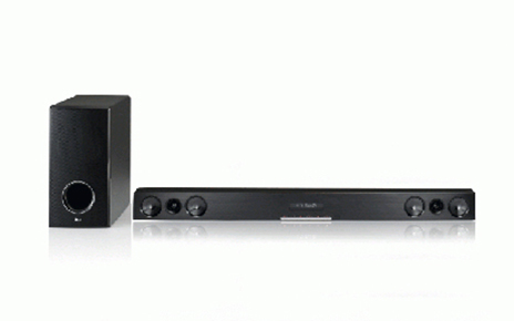 LG ELECTRONICS UNVEILS ‘HD SOUNDBAR,’ SUBWOOFER DUO