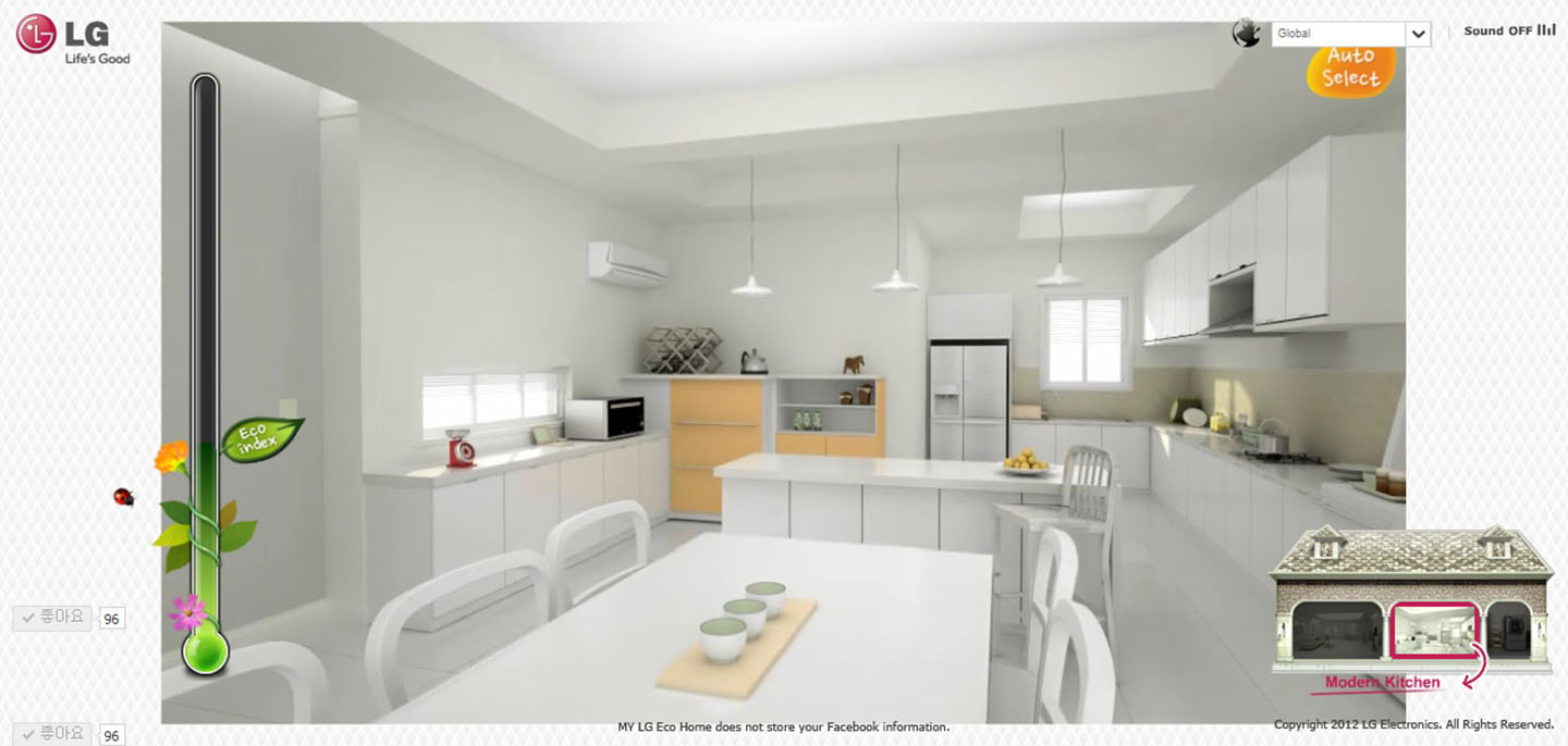 LG’S “MY ECO HOME” OFFERS INDUSTRY-FIRST PERSONALIZED ECO-FRIENDLY VIRTUAL DREAM HOUSE