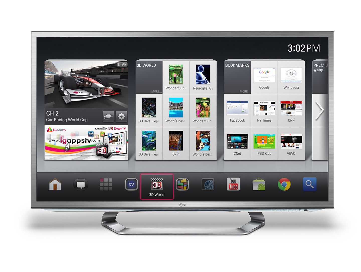 LG TO INTRODUCE GOOGLE TV AT CES 2012