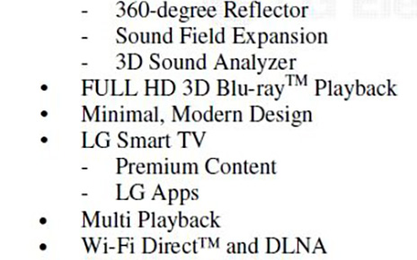 LG’S NEW HX906TX CINEMA 3D SOUND HTS BOASTS TRUE 360-DEGREE SOUND AS IMMERSIVE AS A MOVIE THEATRE