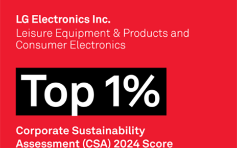 LG Earns “Top 1%” Sustainability Ranking From S&P Global for Second Consecutive Year