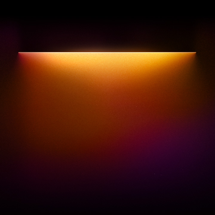 Orange, and yellow colored lights spotlighting the text 'For expertise you can rely on' below.