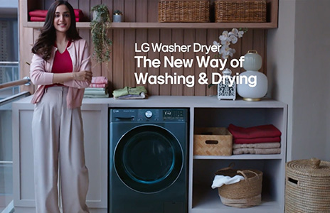 The New Way of Washing & Drying With LG Washer Dryer Get Washed & Completely Dry Clothes