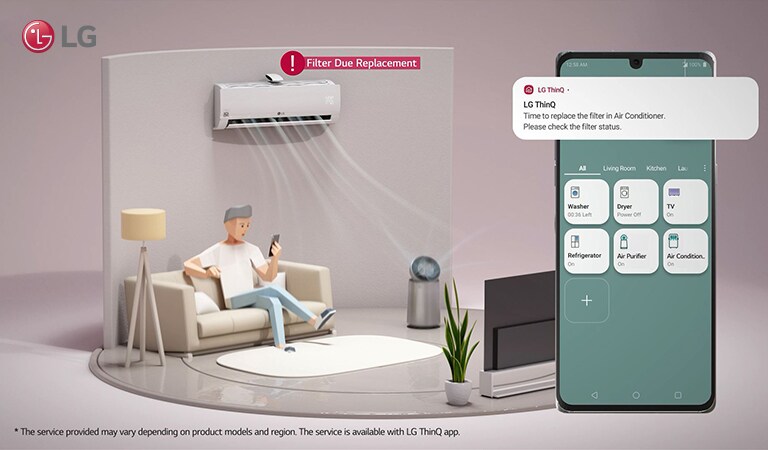 LG ThinQ Home connectivity