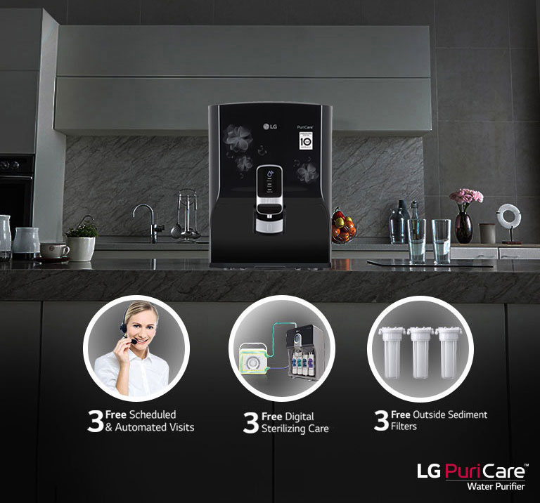 Get complimentary maintenance package worth 4200 with the LG Water Purifier