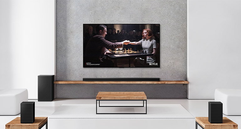 LG SP11RA soundbar surround sound feature