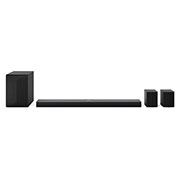 Front view of LG Home Theater Soundbar for QNED TV with 5.1.1Ch, 600W, Dolby Atmos, Center Up-firing Speaker SQ75TR