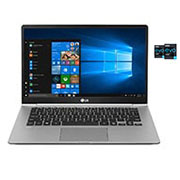 Front view of LG gram 35.56cm (14) Ultra-Light Laptop with Intel® Core™ i5 processor (8th generation) 14Z980-GAH52A2
