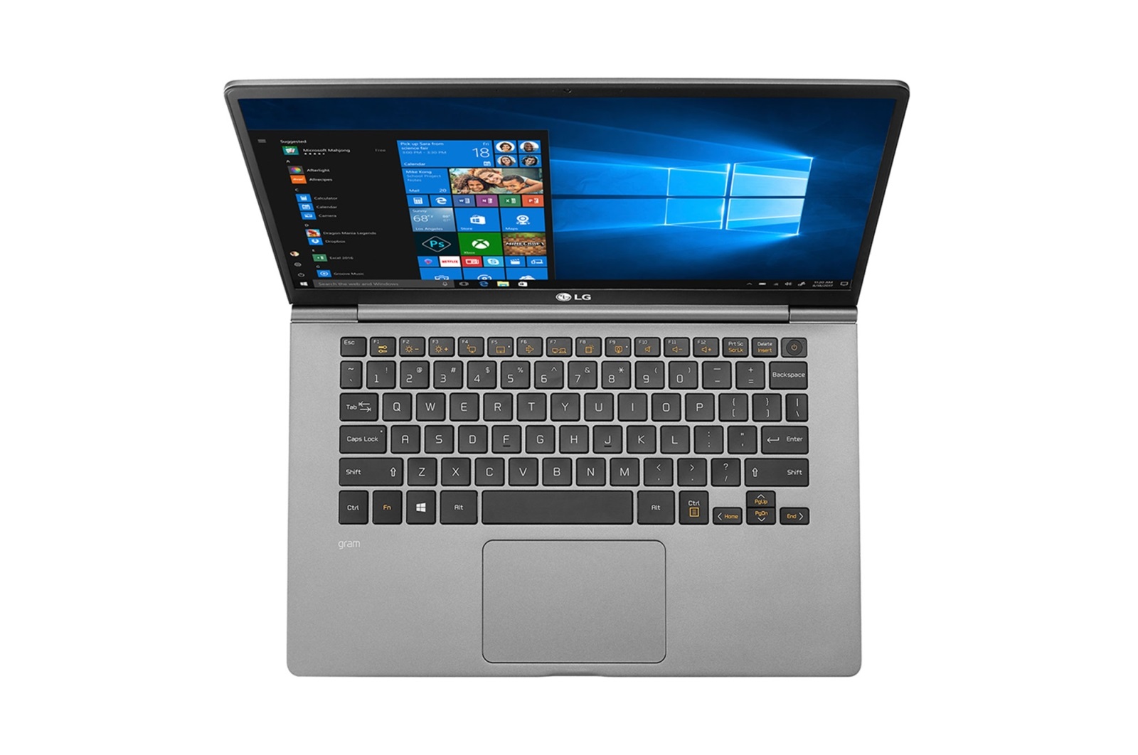 LG LG gram 35.56cm (14) Ultra-Light Laptop with Intel® Core™ i5 processor (8th generation), 14Z980-GAP52A2