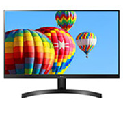 Front view of LG 68.58cm (27) Full HD 3-Side Borderless IPS Monitor 27MK600M-W