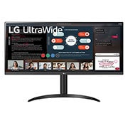 Front view of LG 86.36 cm (34) 21:9 UltraWide™ Full HD IPS Monitor with AMD FreeSync™ 34WP550-B