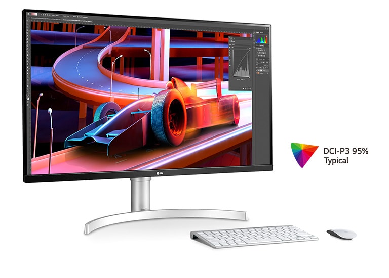 IPS with DCI-P3 95% Typical offering True Colors and Wide View