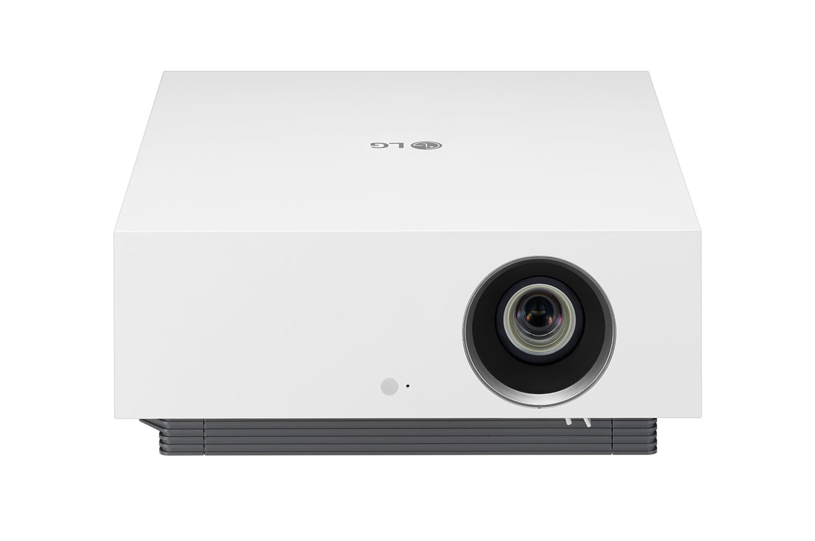 Front view of LG HU810P 4K UHD Laser Smart Home Theater CineBeam Projector HU810PW