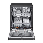 LG Dishwasher, TrueSteam®, 14 Place Settings, QuadWash™, EasyRack™ Plus, ThinQ™ (Wi-Fi), Direct Drive Motor, Matt Black, DFB424FM