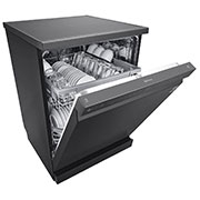 LG Dishwasher, TrueSteam®, 14 Place Settings, QuadWash™, EasyRack™ Plus, ThinQ™ (Wi-Fi), Direct Drive Motor, Matt Black, DFB424FM